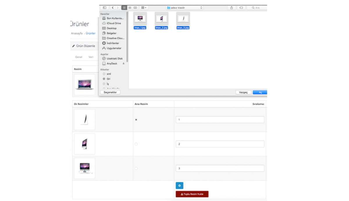 Opencart Toplu Resim Yükleme Modülü